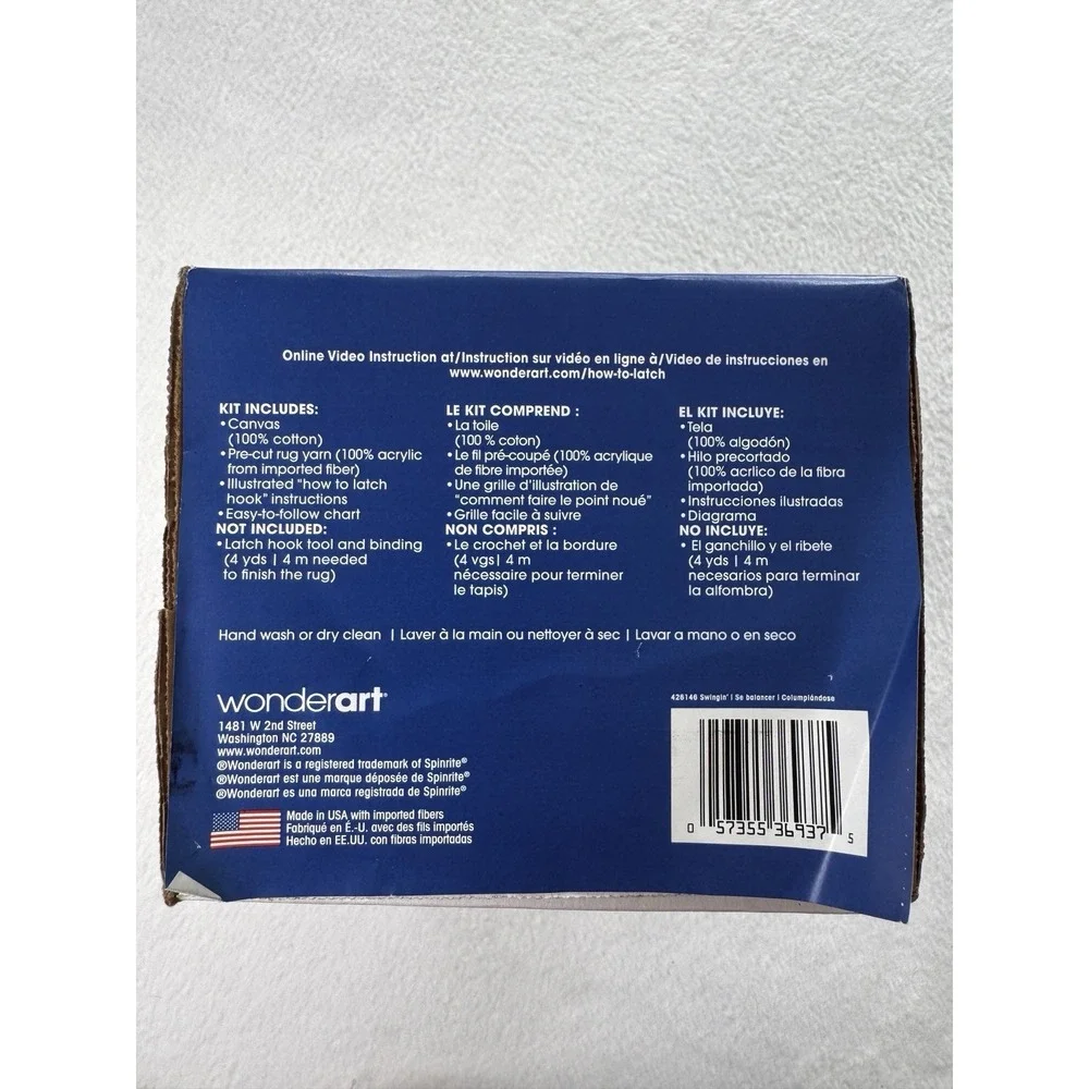 Spinrite Caron Wonderart Latch Hook Kit 15